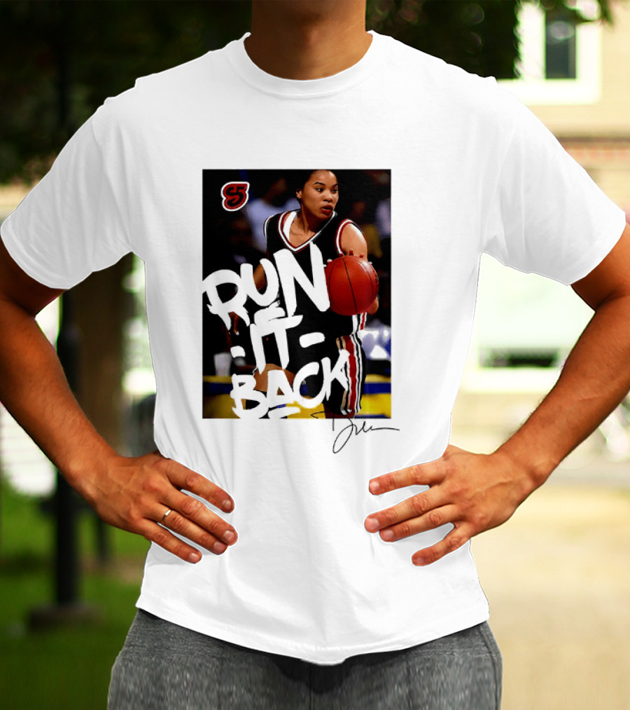 Run It Back Nykesha Sales Connecticut Huskies Basketball Player Action T-Shirt