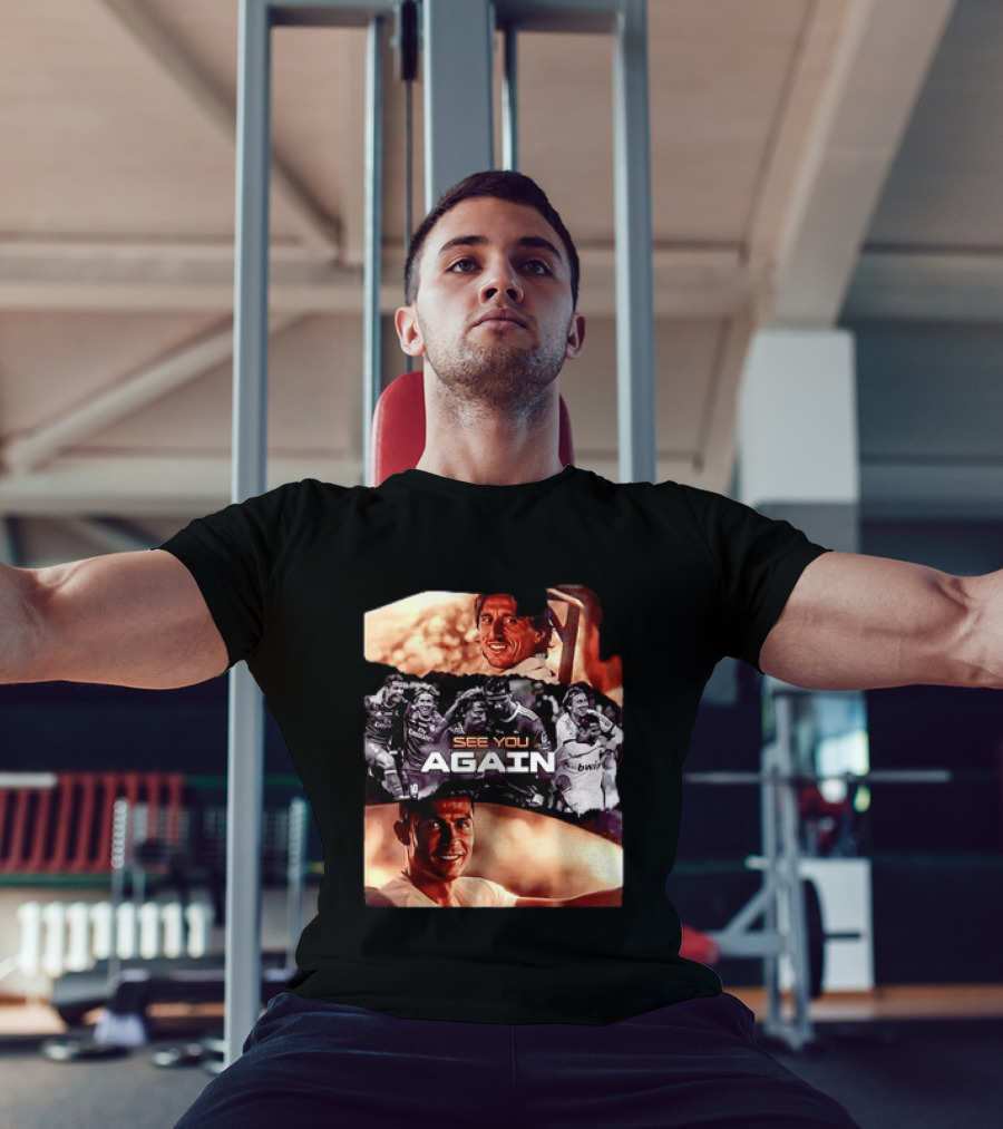 Luka Modric Cristiano Ronaldo Real Madrid See You Again Reunion T-Shirt