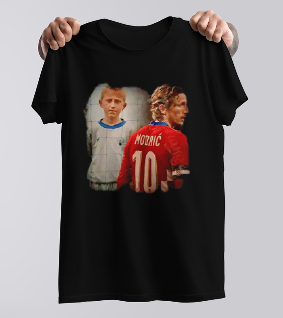 Luka Modrić Croatia National Team The Last Dance Young Modrić 10 T-Shirt