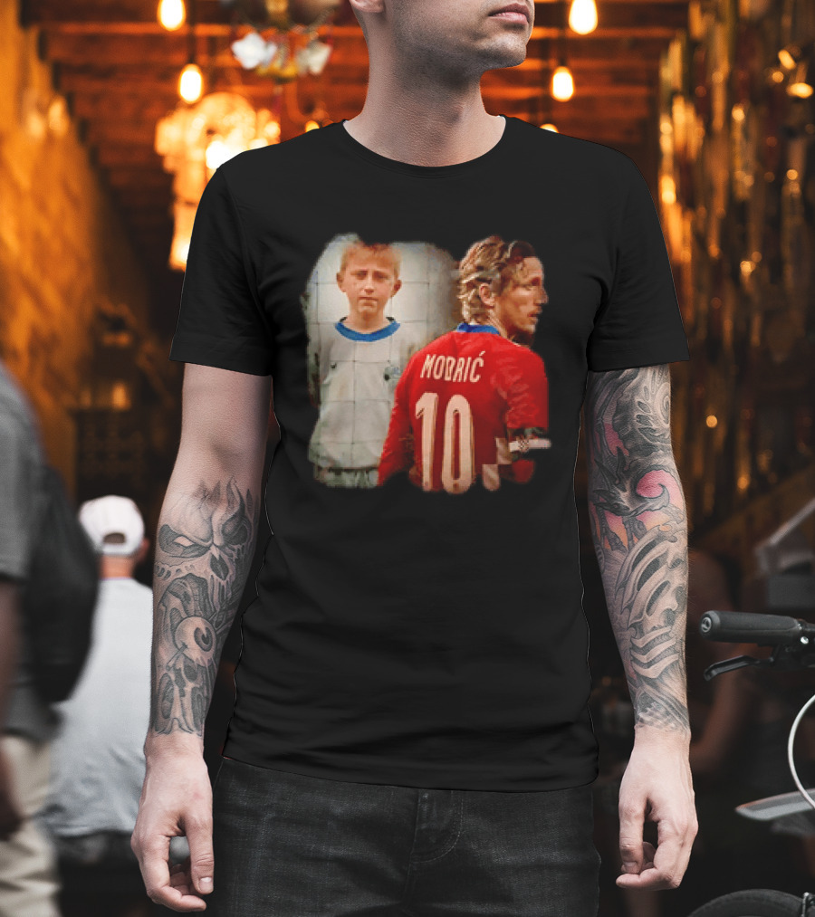 Luka Modrić Croatia National Team The Last Dance Young Modrić 10 T-Shirt
