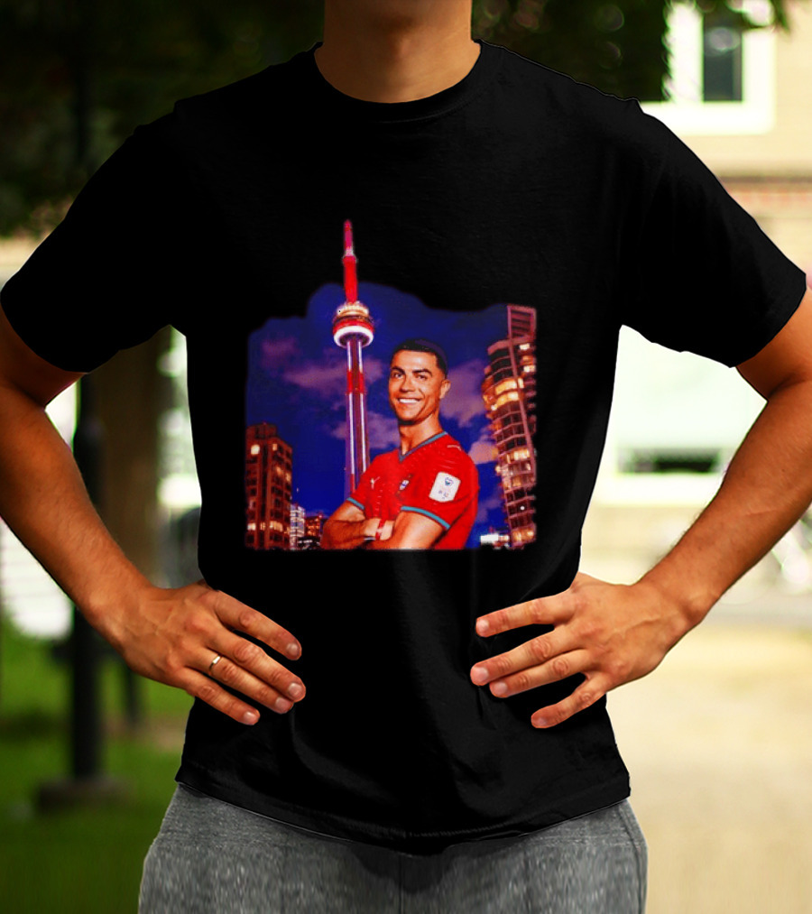 Cristiano Ronaldo Portugal National Team Iconic Victory Celebration T-Shirt