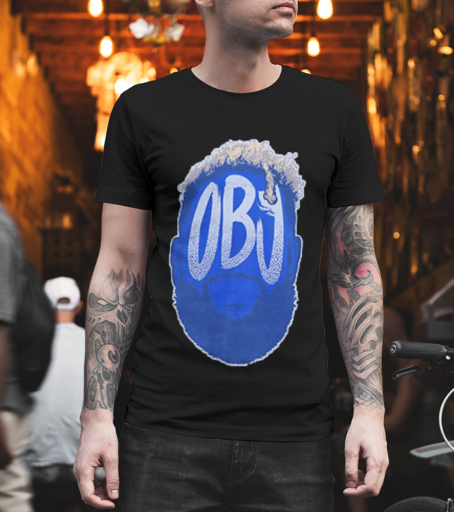 OBJ Odell Beckham Jr Big Head New York Giants T-Shirt