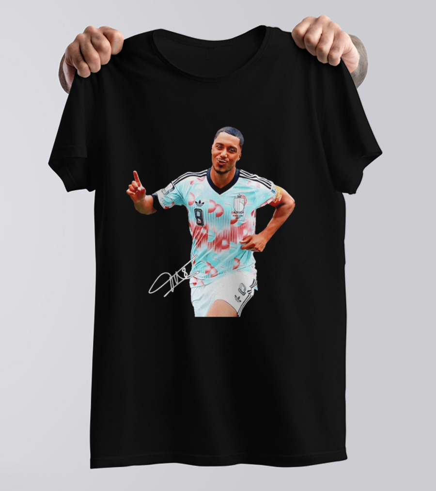 Youri Tielemans Belgium National Football Adidas Number 8 T-Shirt