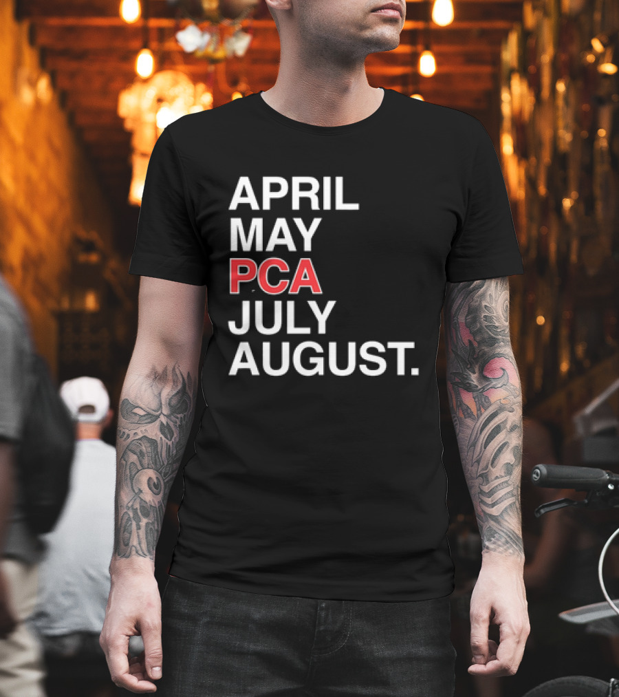 Pete Crow Armstrong PCA Chicago Cubs April May July August Calendar T-Shirt
