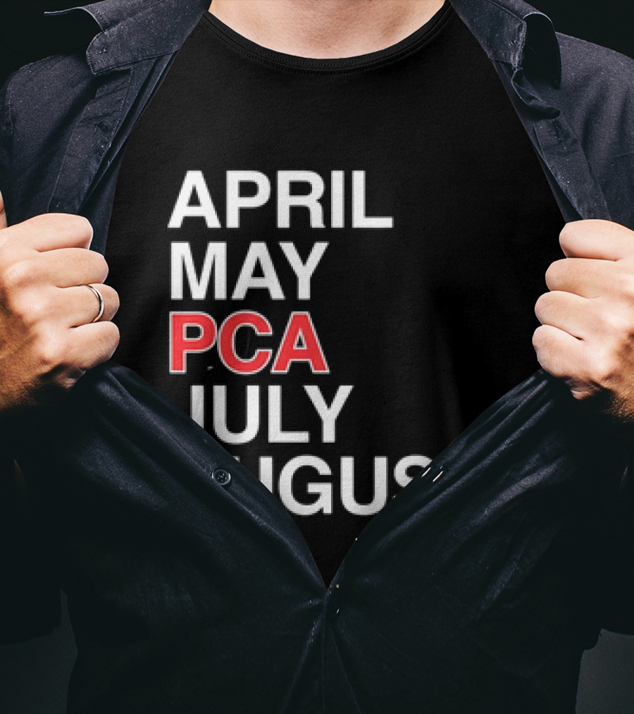 Pete Crow Armstrong PCA Chicago Cubs April May July August Calendar T-Shirt