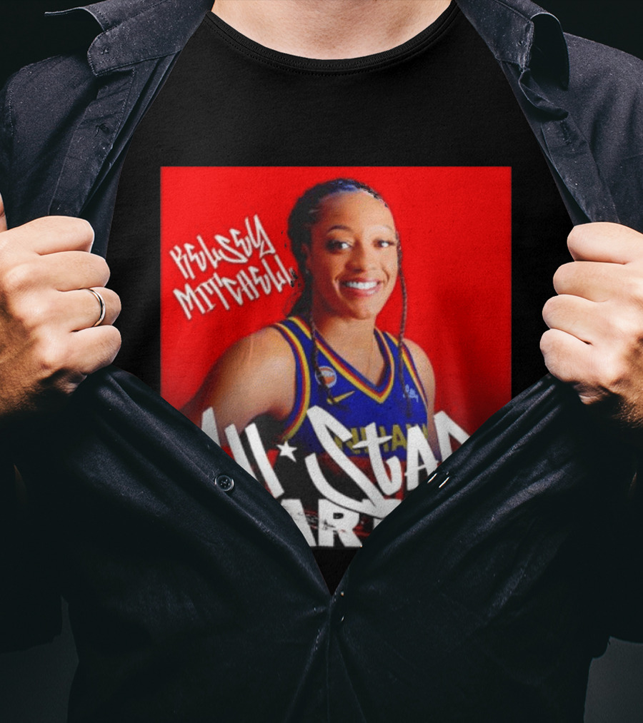 Kelsey Mitchell Indiana Fever All Star Starter Basketball T-Shirt