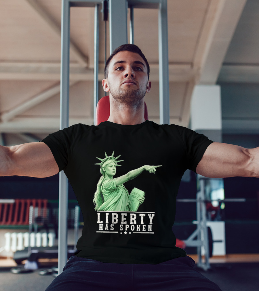 Liberty Has Spoken Statue Of Liberty Sophie Cunningham Pointing Don't You Point At Me T-Shirt