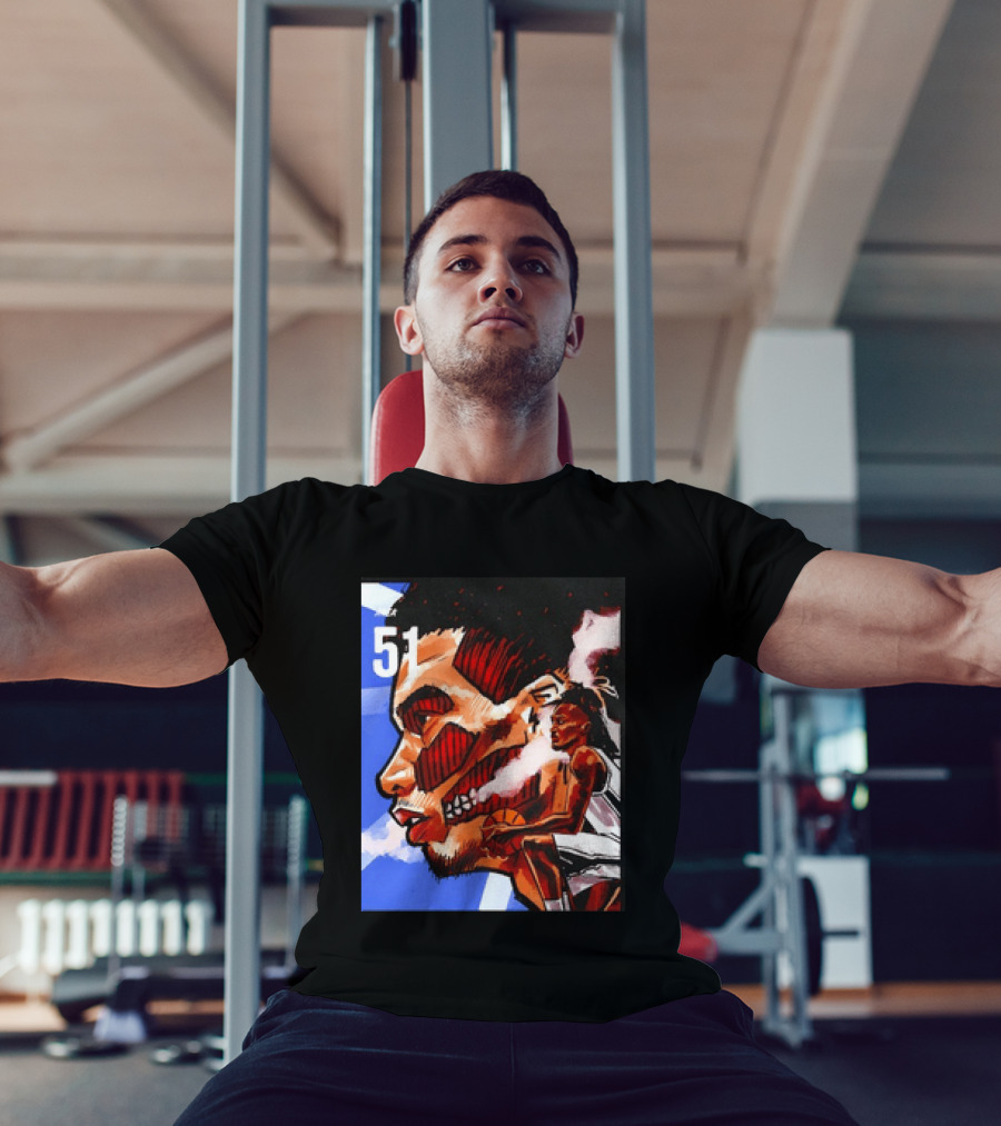 51 Wembanyama Anime San Antonio Spurs Alien T-Shirt