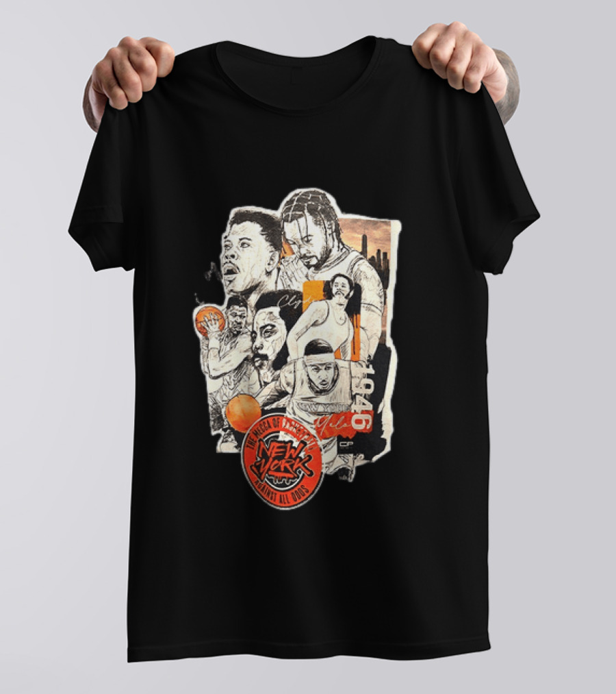 New York Knicks Basketball Against All Odds Mecca 1946 T-Shirt