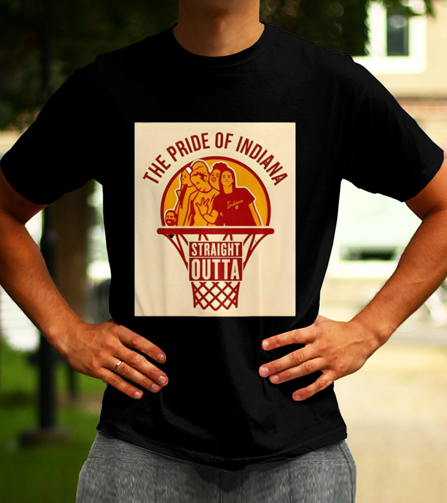 The Pride Of Indiana Straight Outta WNBA Basketball 2026 T-Shirt
