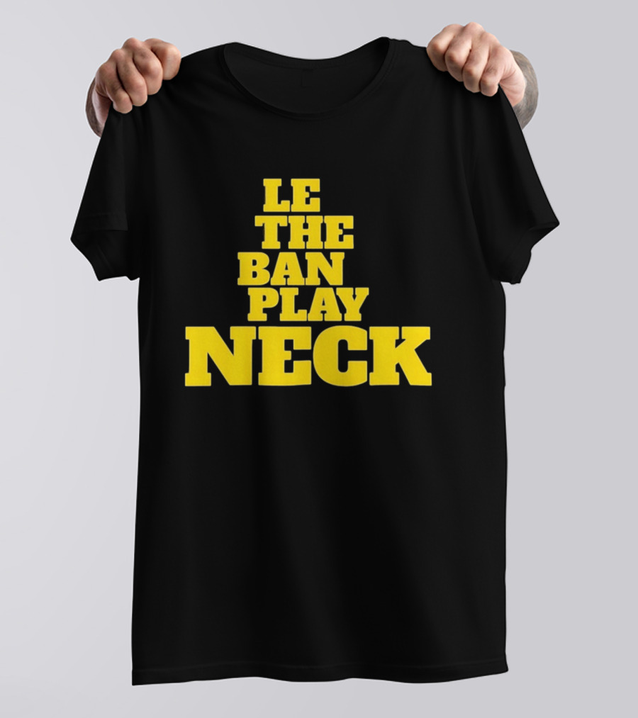 Tiger Nation Let The Band Play Neck LSU T-Shirt