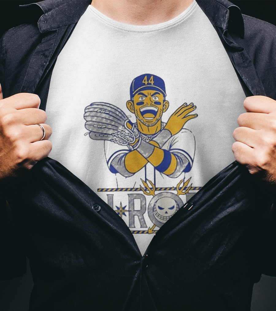 J Rod No Fly Zone 44 Cartoon Baseball T-Shirt