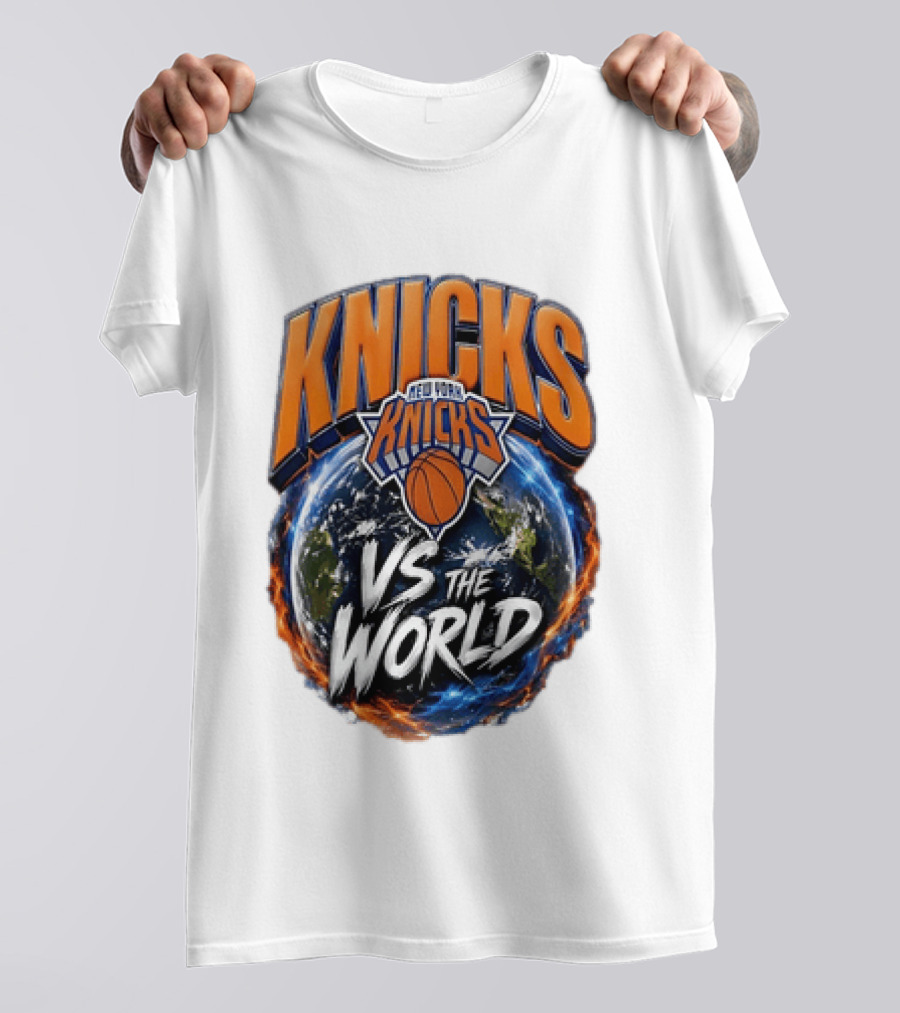Knicks New York VS The World Basketball Team T-Shirt