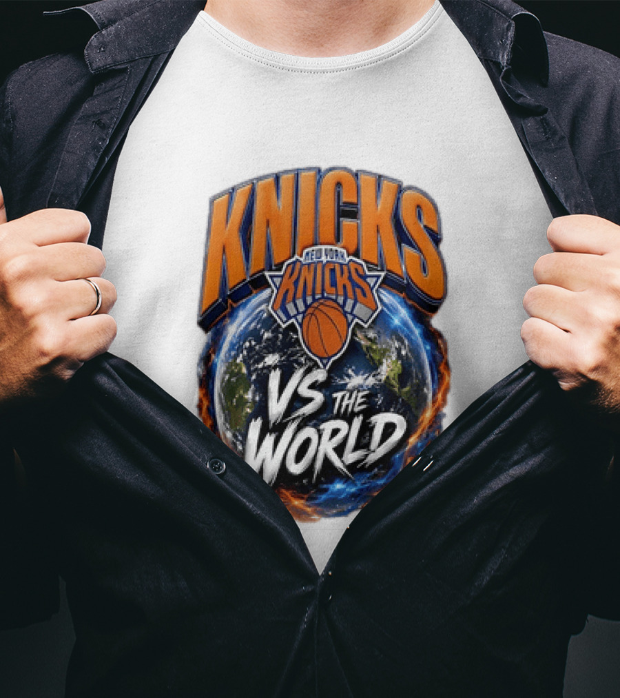 Knicks New York VS The World Basketball Team T-Shirt