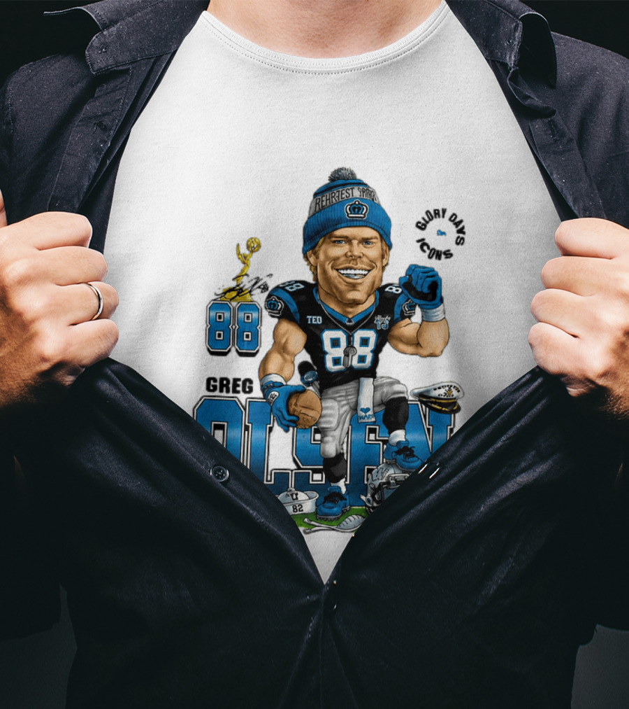 Greg Olsen Glory Days 88 Rehrest Sports T-Shirt