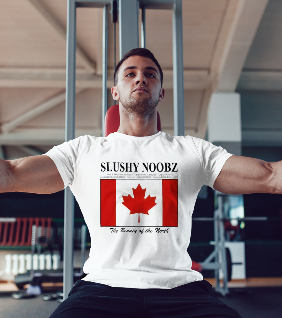 SLUSHY NOOBZ Canada Facts 1867 The Beauty Of The North Maples T-Shirt