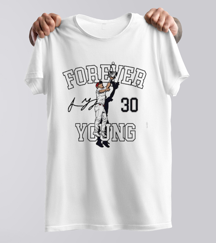 Forever Young Jacob Young Washington Nationals 30 T-Shirt