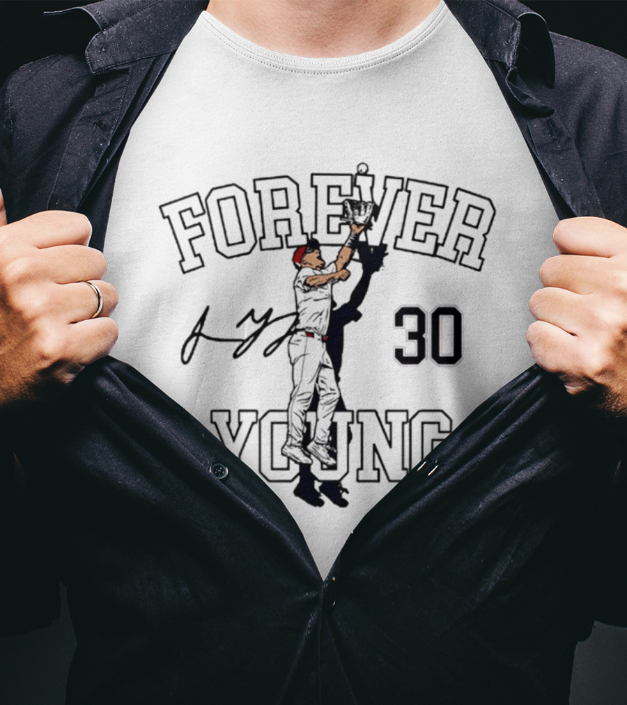 Forever Young Jacob Young Washington Nationals 30 T-Shirt