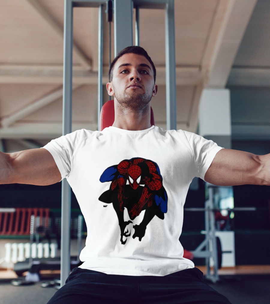 Spider Man Marvel Comics Dynamic Action Pose T-Shirt
