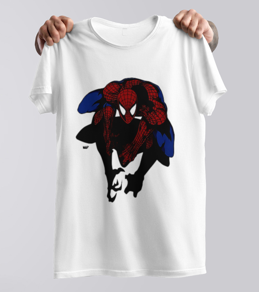 Spider Man Marvel Comics Dynamic Action Pose T-Shirt