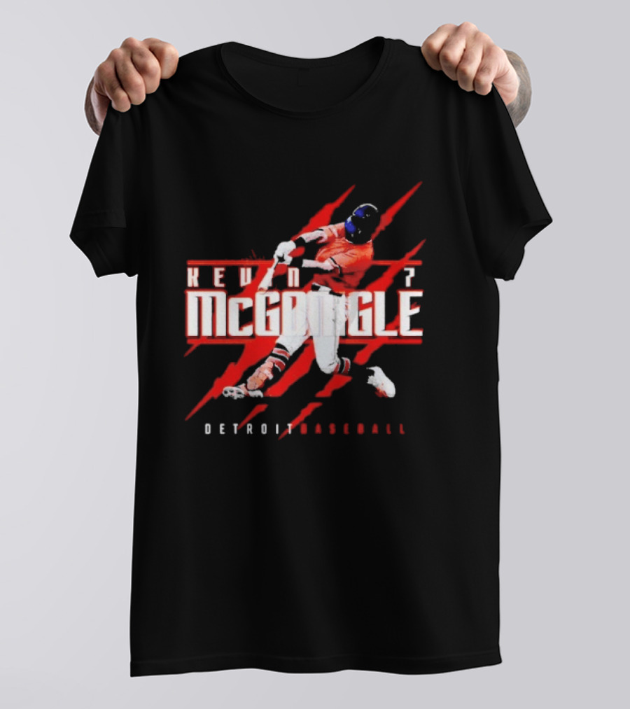 Kevin McGonigle Detroit Baseball Claws T-Shirt