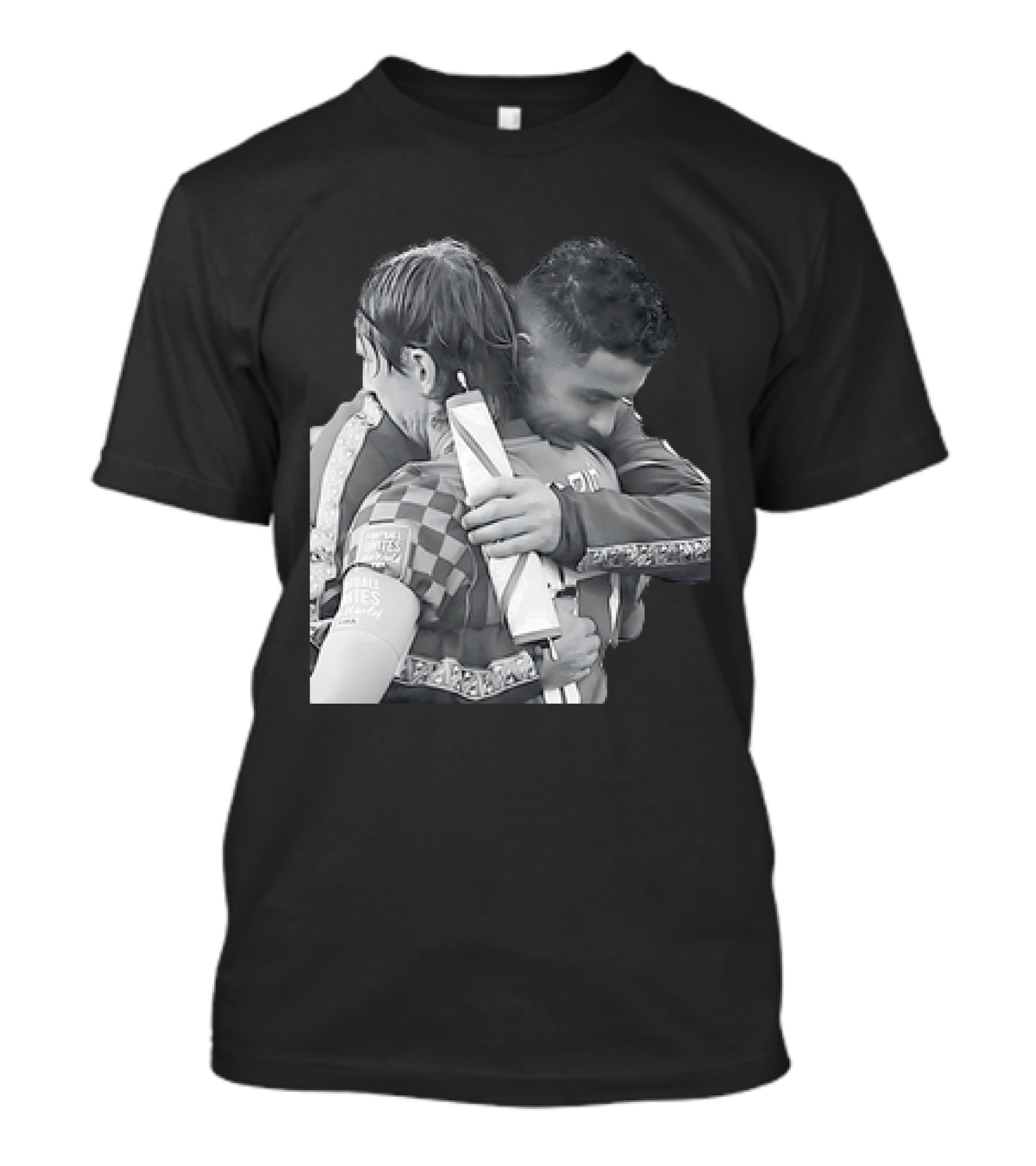 Luka Modric Cristiano Ronaldo Embrace Football Respect UEFA Nations League Croatia Portugal T-Shirt
