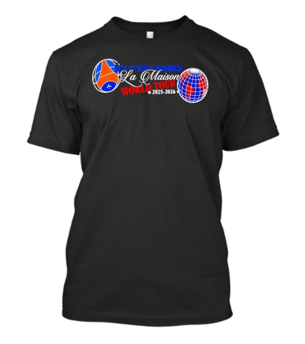 PSG Ici C'est Paris La Maison World Tour 2025 2026 T-Shirt