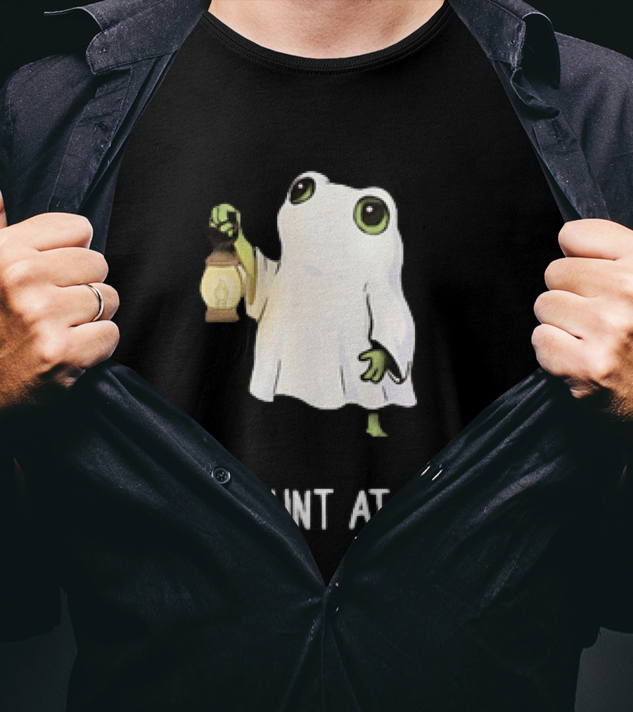 We Haunt At Dawn Ghost Frog Lantern T-Shirt