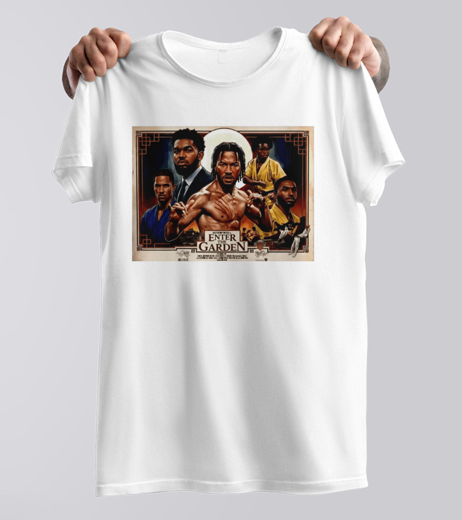 NY Knicks Enter The Garden Jalen Brunson Julius Randle Josh Hart Donte DiVincenzo T-Shirt