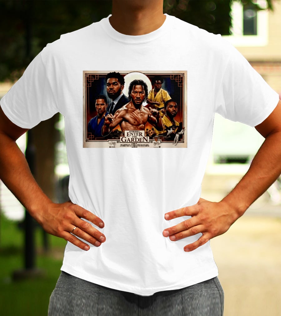 NY Knicks Enter The Garden Jalen Brunson Julius Randle Josh Hart Donte DiVincenzo T-Shirt