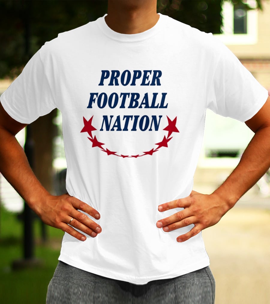 Proper Football Nation Red Stars Circle T-Shirt