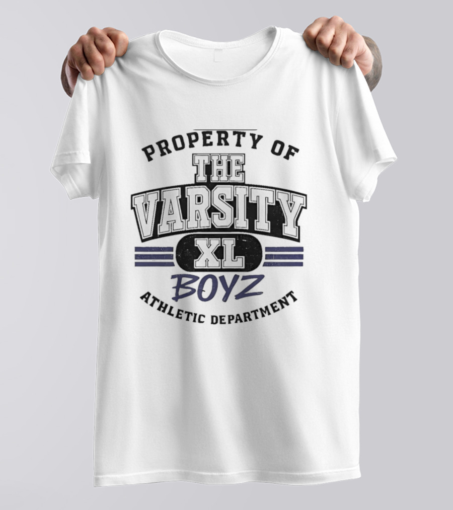 Property Of Varsity XL Boyz Athletic Department T-Shirt