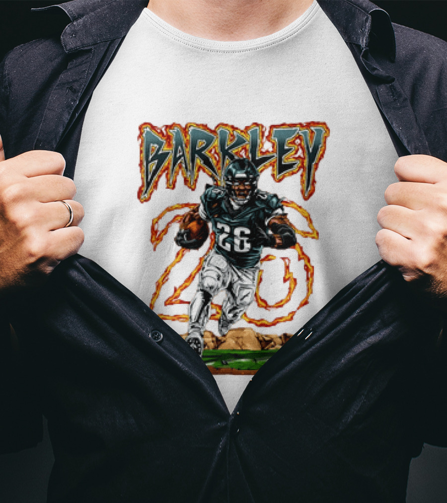 Barkley 26 Philadelphia Football Running Back T-Shirt