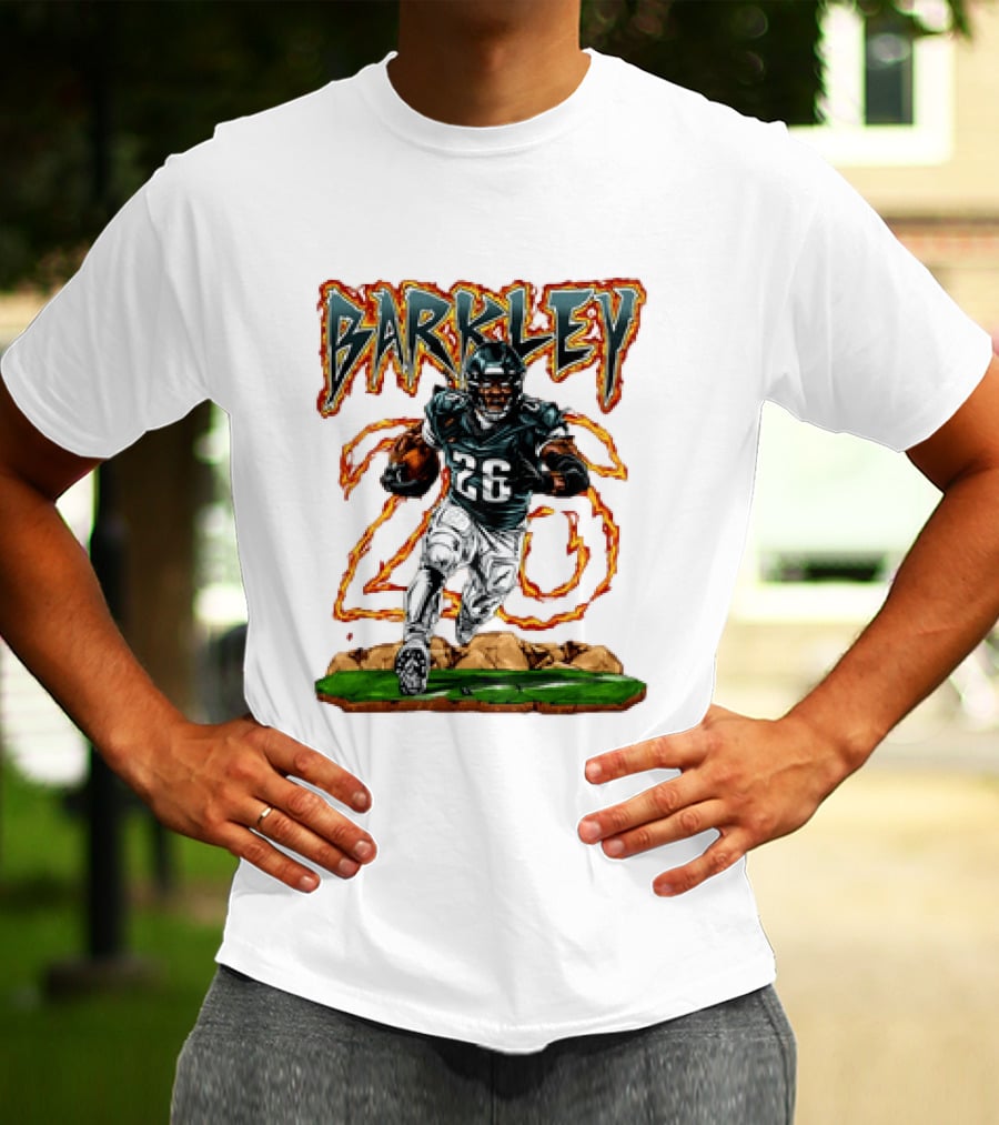 Barkley 26 Philadelphia Football Running Back T-Shirt