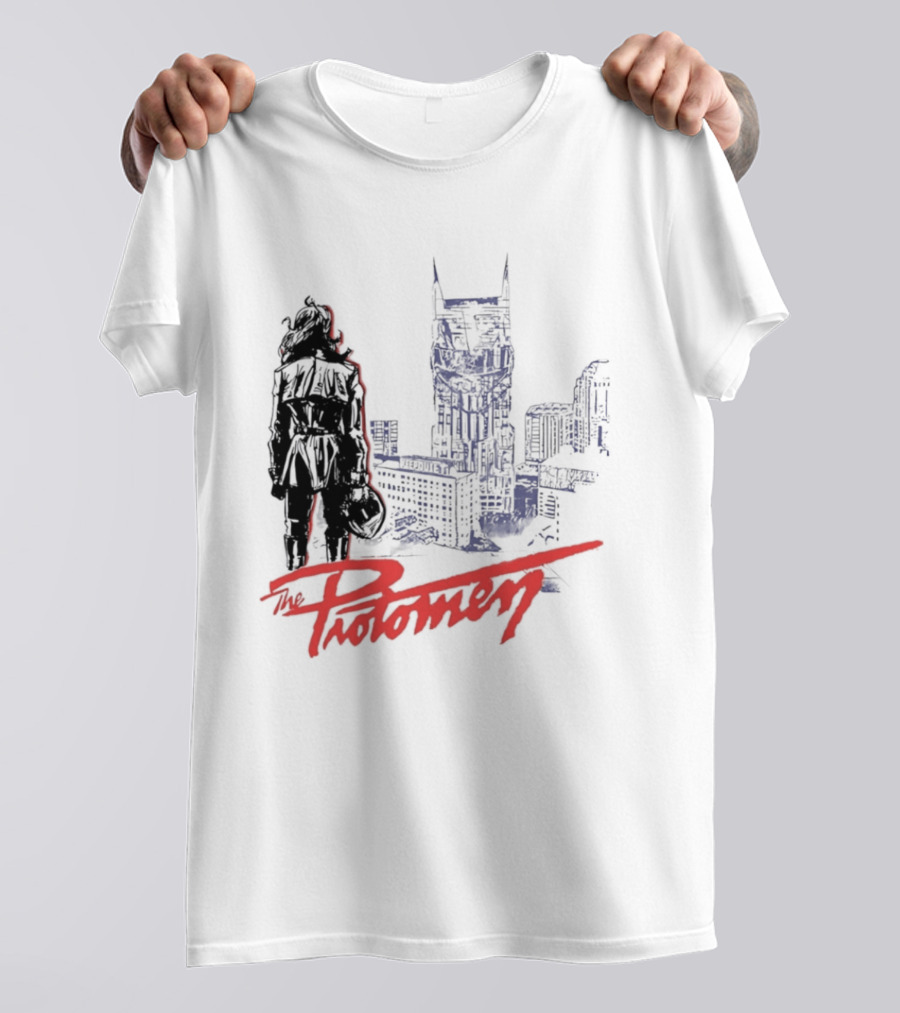 The Protomen Nashville Skyline Synthwave Rock Opera T-Shirt