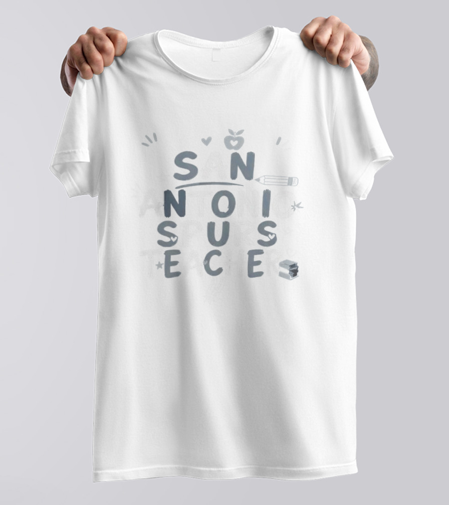San Antonio Spurs Teacher Back To School NBA Basketball T-Shirt
