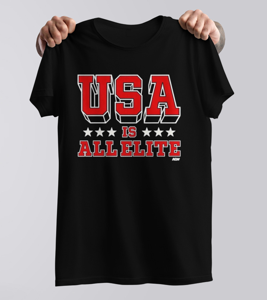 USA Is All Elite AEW Five Stars T-Shirt