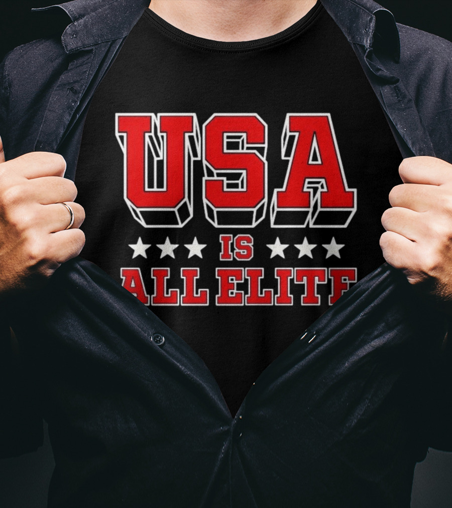 USA Is All Elite AEW Five Stars T-Shirt
