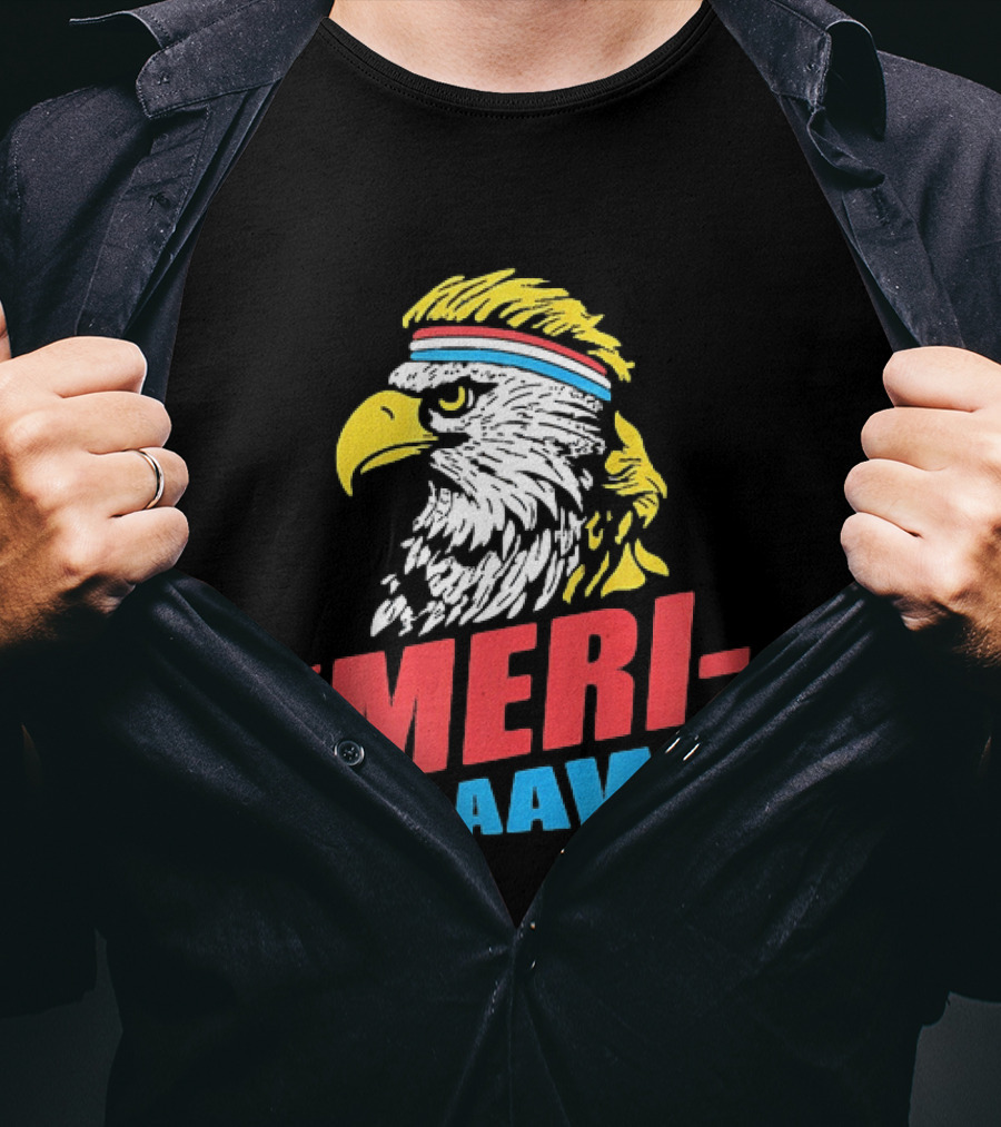 American Eagle Mericaaaaw Independence 4th Of July 2026 T-Shirt