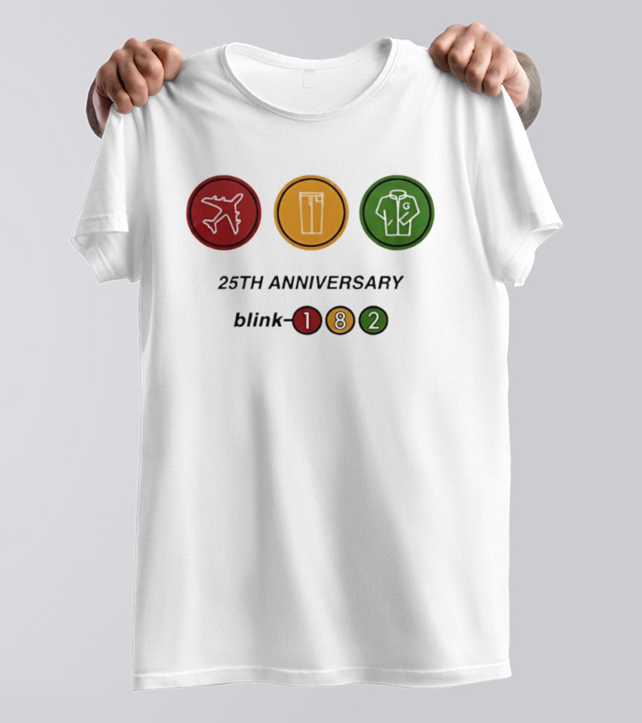 25th Anniversary Blink 182 Airplane Pants Jacket T-Shirt