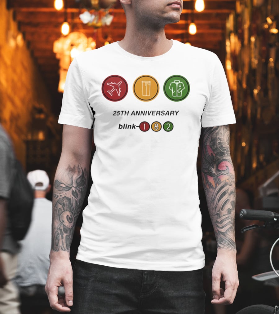25th Anniversary Blink 182 Airplane Pants Jacket T-Shirt