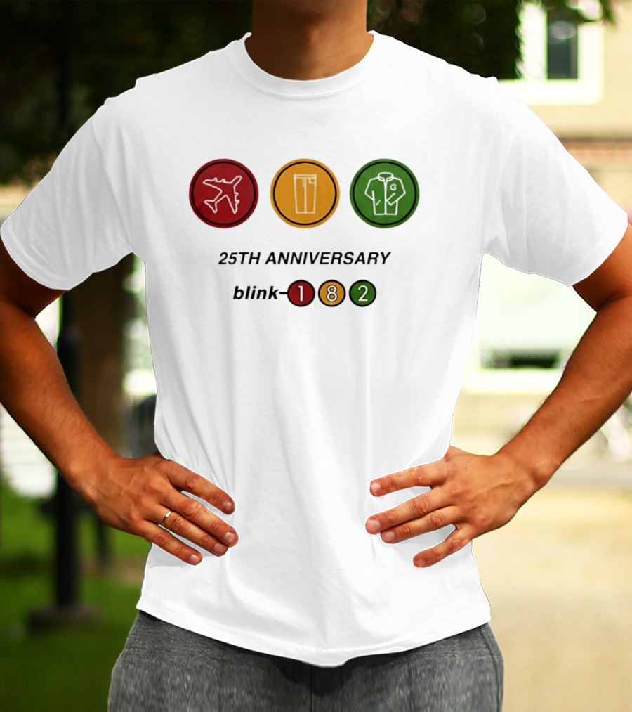 25th Anniversary Blink 182 Airplane Pants Jacket T-Shirt
