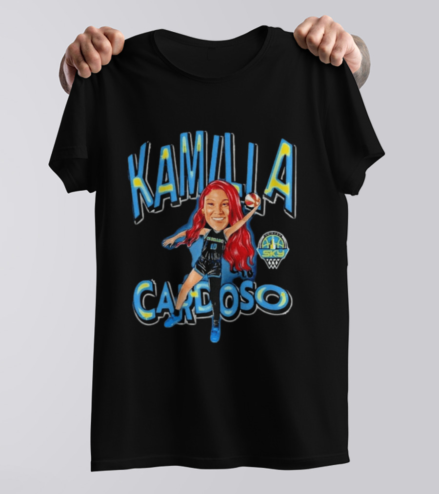Kamilla Cardoso Chicago Sky Basketball T-Shirt