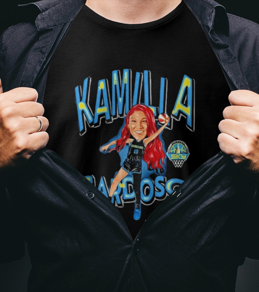 Kamilla Cardoso Chicago Sky Basketball T-Shirt