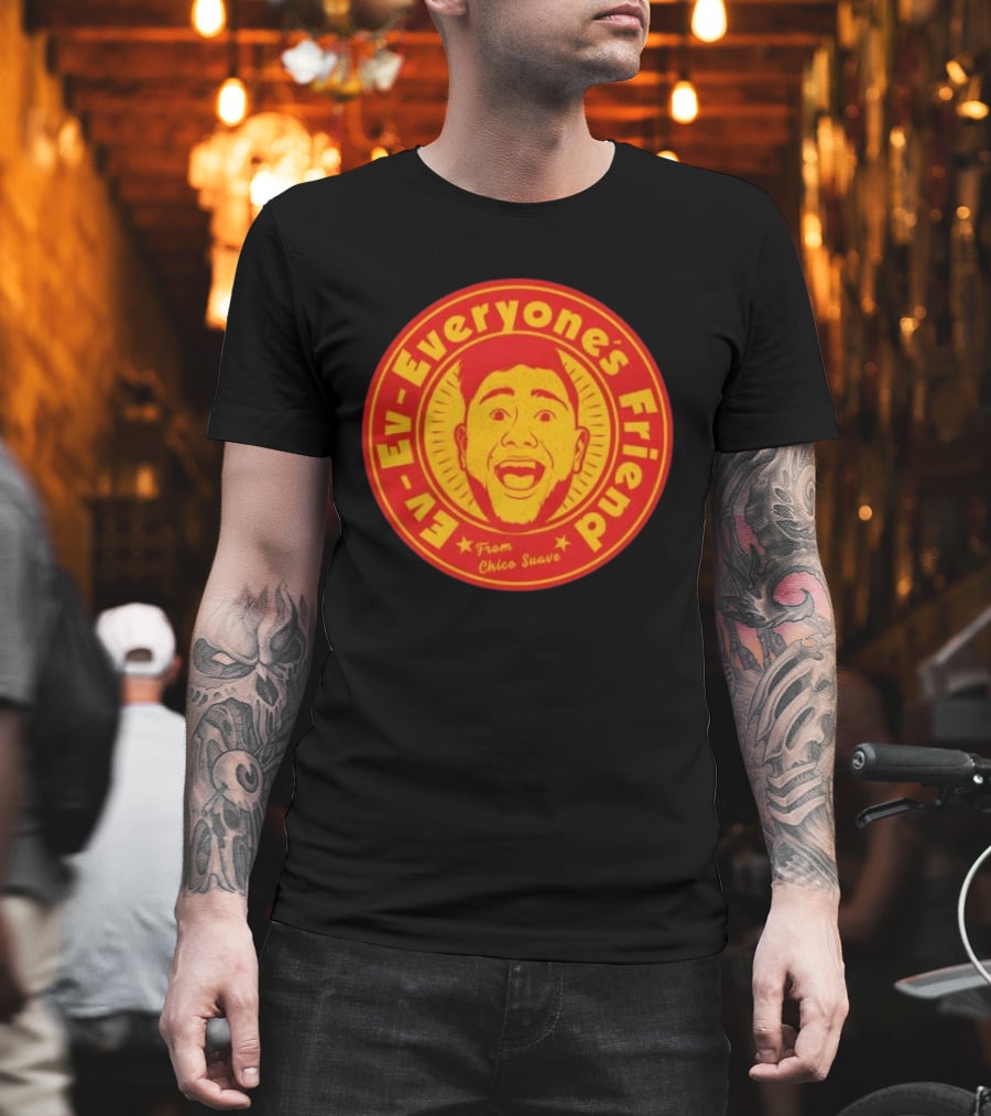 Ev Ev Everyone's Friend From Chico Suave Retro Style Round T-Shirt