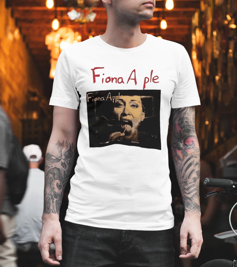 Fiona Apple Tour White Eating T-Shirt
