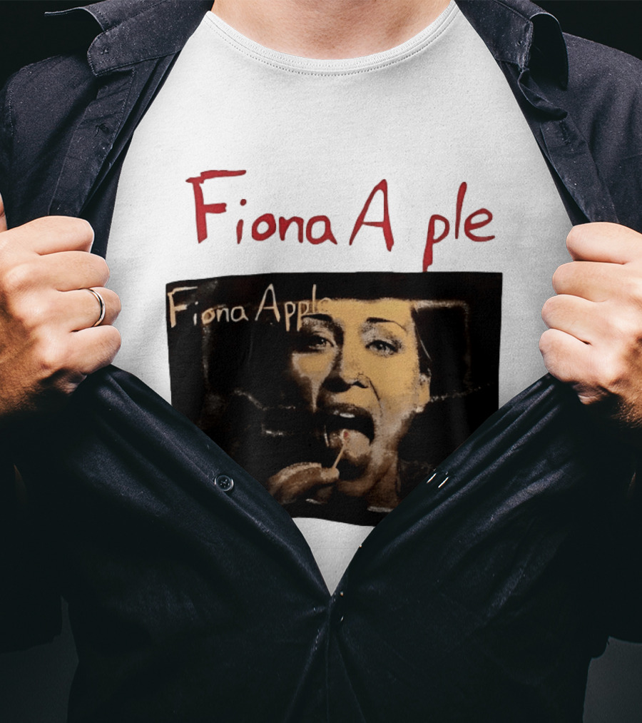 Fiona Apple Tour White Eating T-Shirt