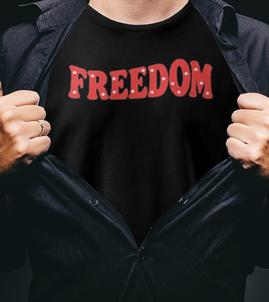 Freedom 4th Of July Stars Couples T-Shirt