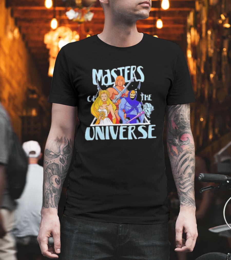 Masters Of The Universe He Man She Ra Skeletor Characters T-Shirt