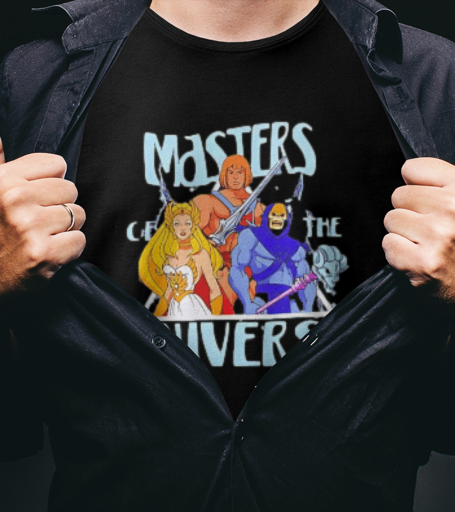 Masters Of The Universe He Man She Ra Skeletor Characters T-Shirt